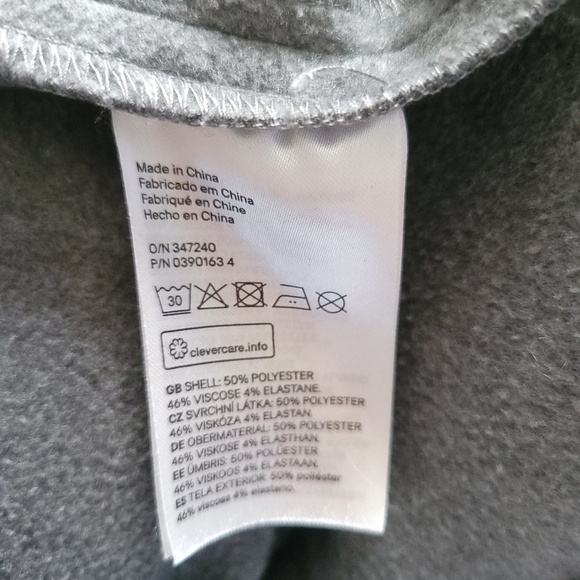 H&M Long Grey Coat Size 6 - Picture 5 of 7